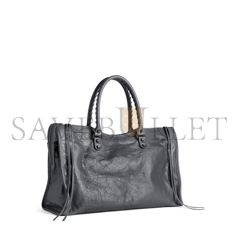 Ba1en*iaga LE CITY BAG LARGE IN VOLCANIC ROCK 8657652ACFH1251 (46*29*17cm)